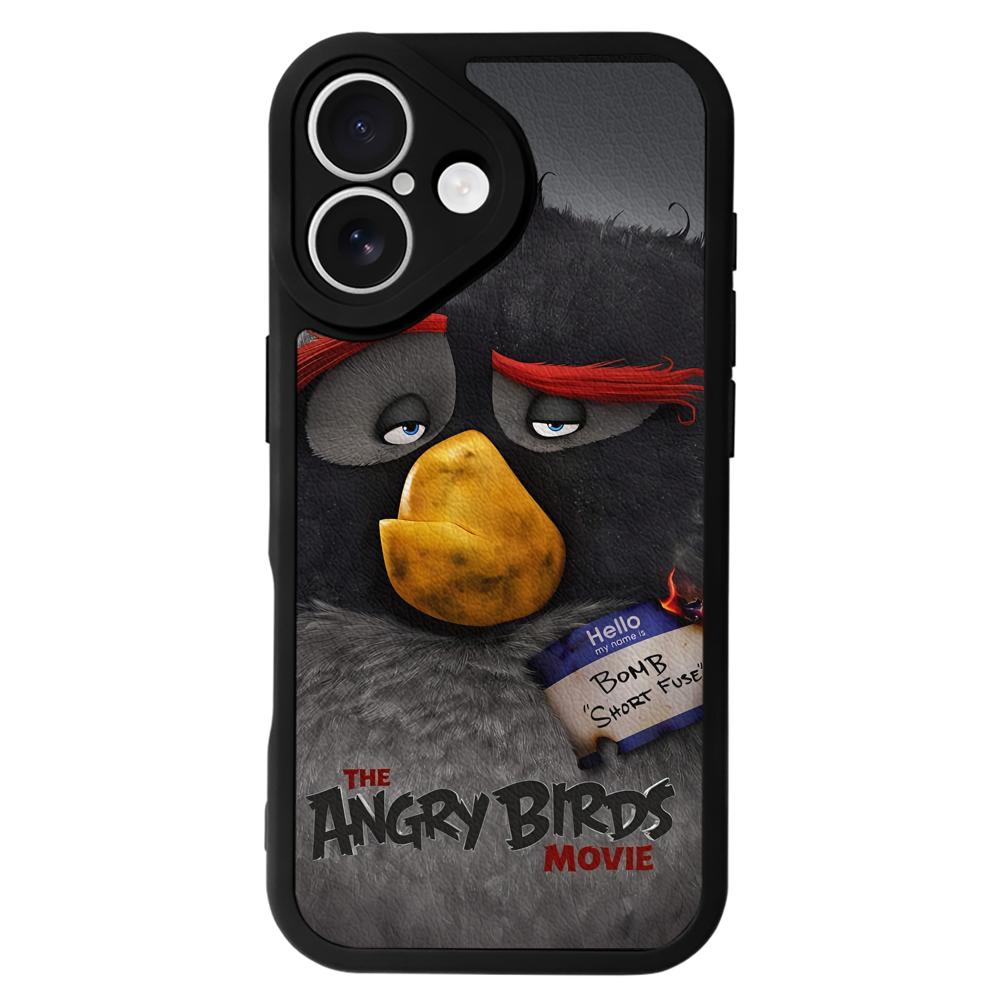 （画像用） Angry Birds アングリーバード 【iPhone 16シリーズ対応】シリコンスマホケース（レザー調） 材質：シリコン